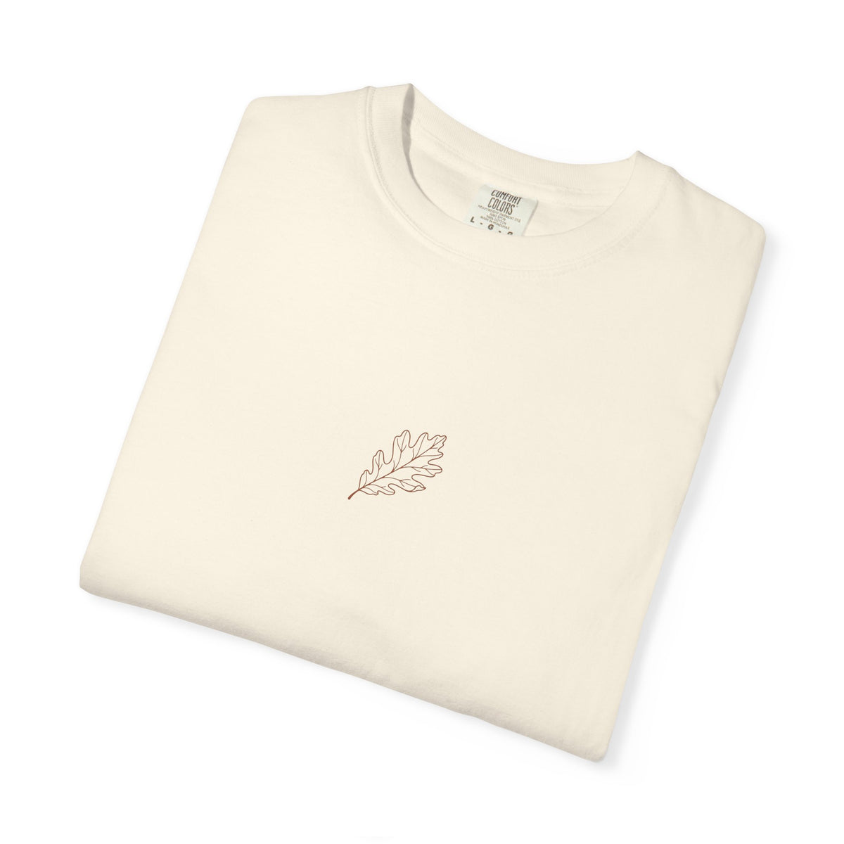 T-shirt Feuille — Design Minimaliste Dos NORD