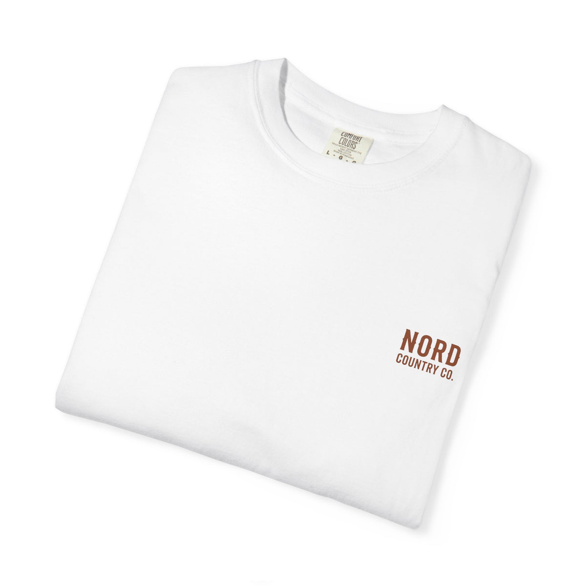 Nord Country Co. Cowboy Horse T-Shirt — Retro Mountain Sunset Graphic Tee