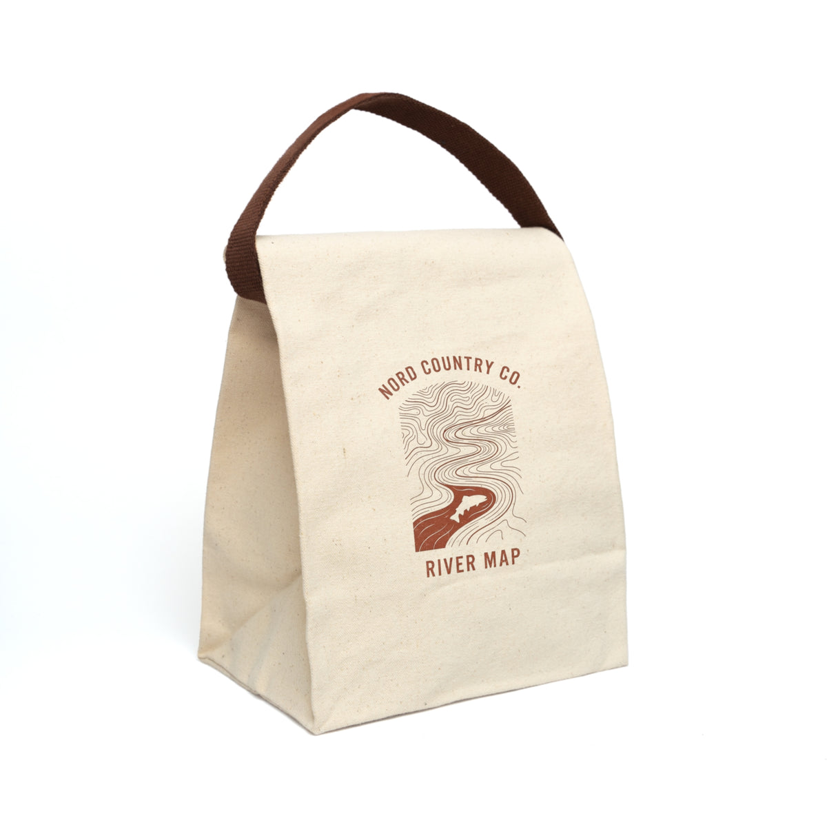 Sac-Repas Isolé en Toile — Carte de Rivière
