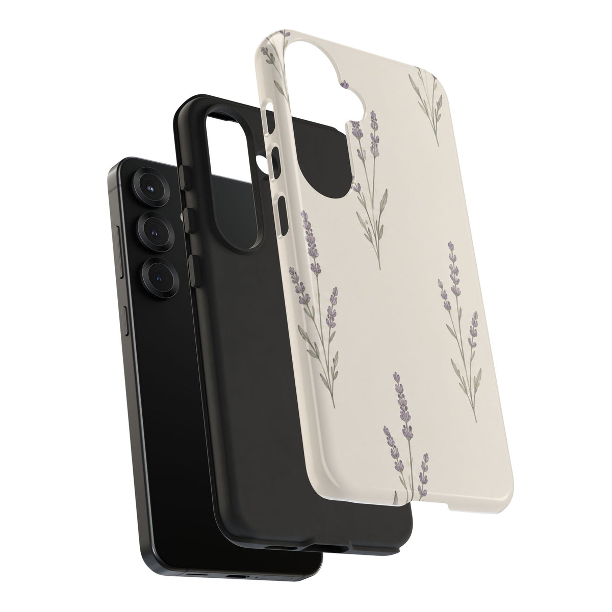 Floral Lavender Tough Phone Case