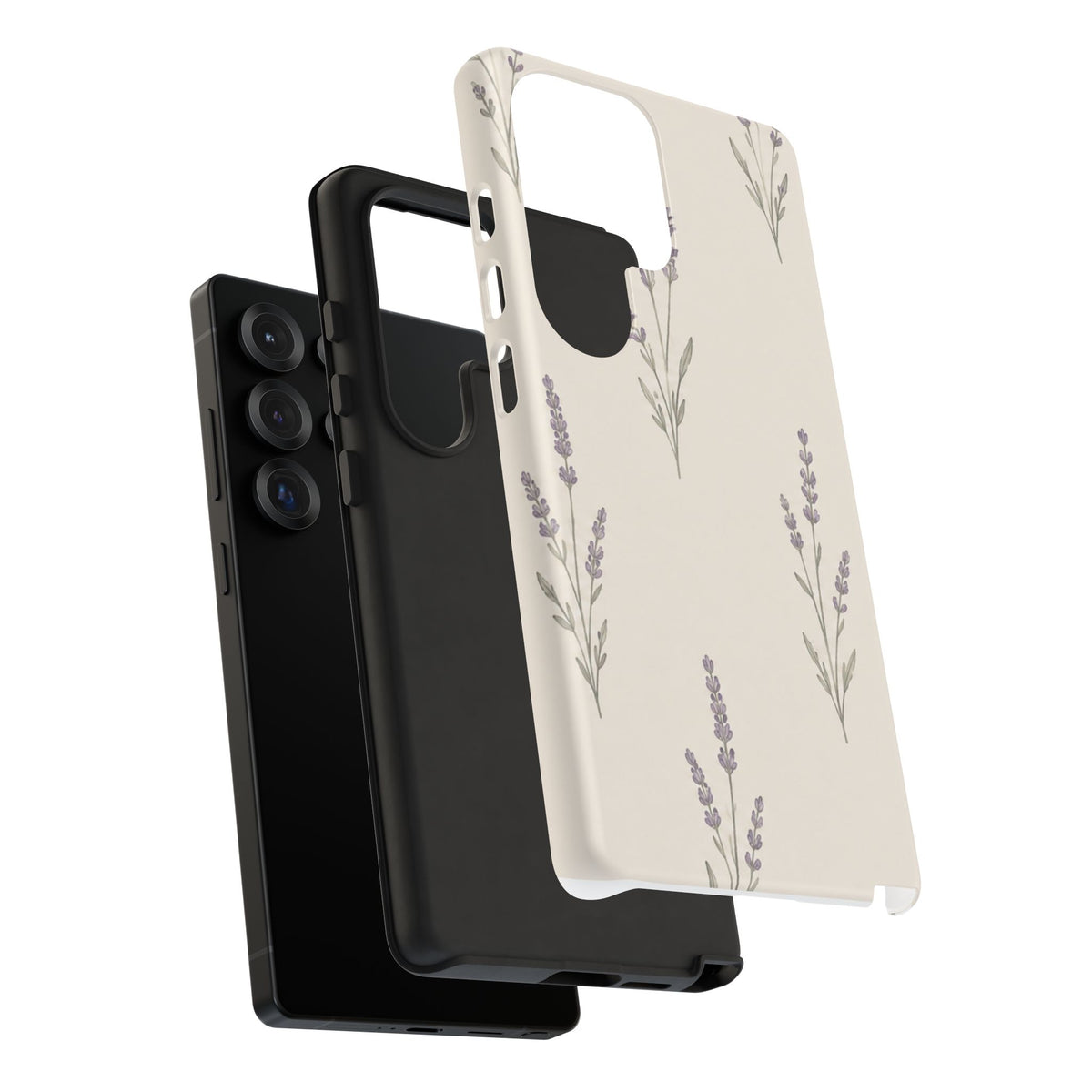 Floral Lavender Tough Phone Case