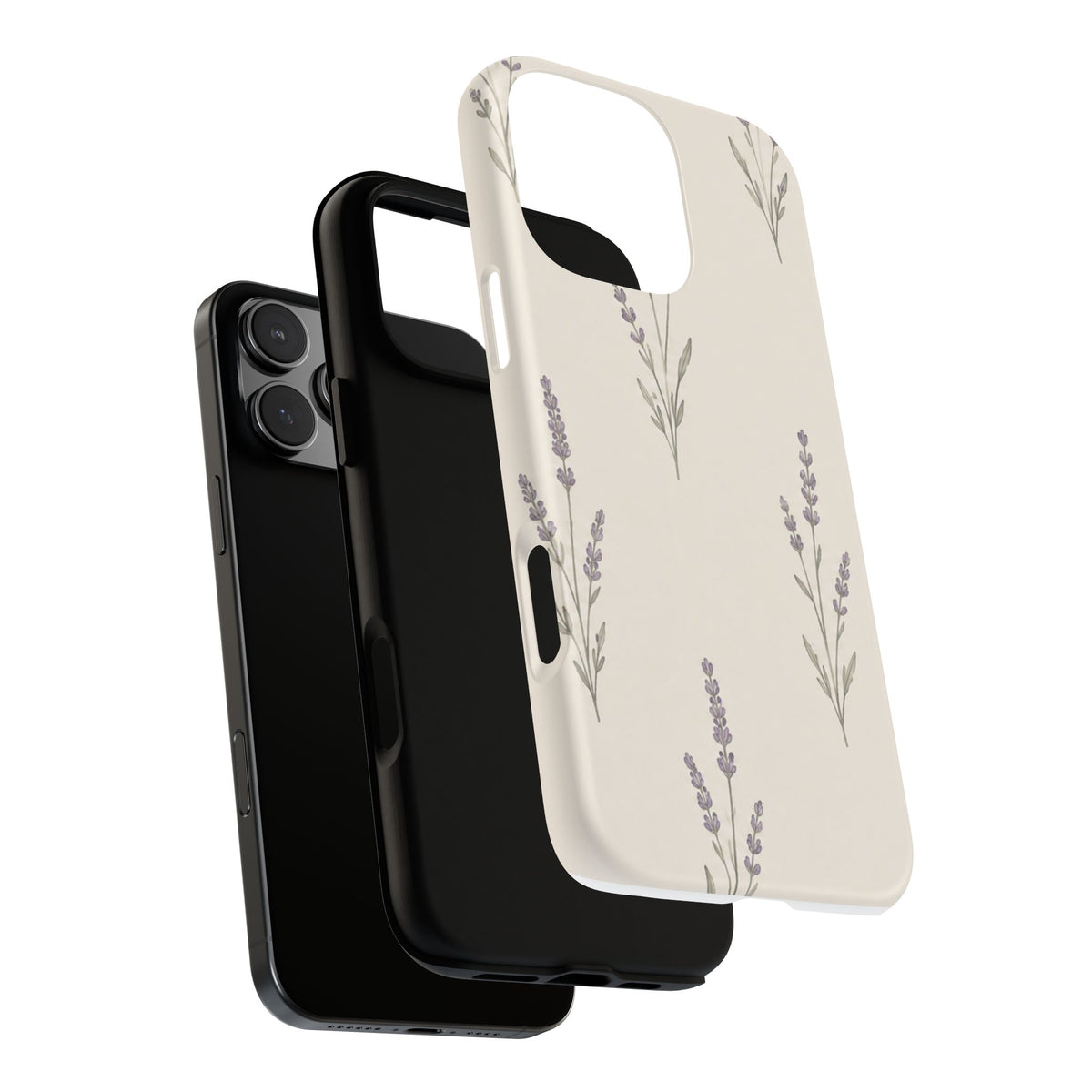Floral Lavender Tough Phone Case