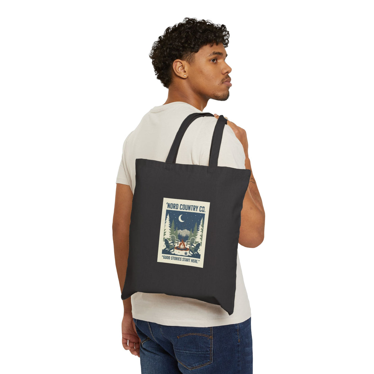 Tote Bag Toile — Good Stories Start Here