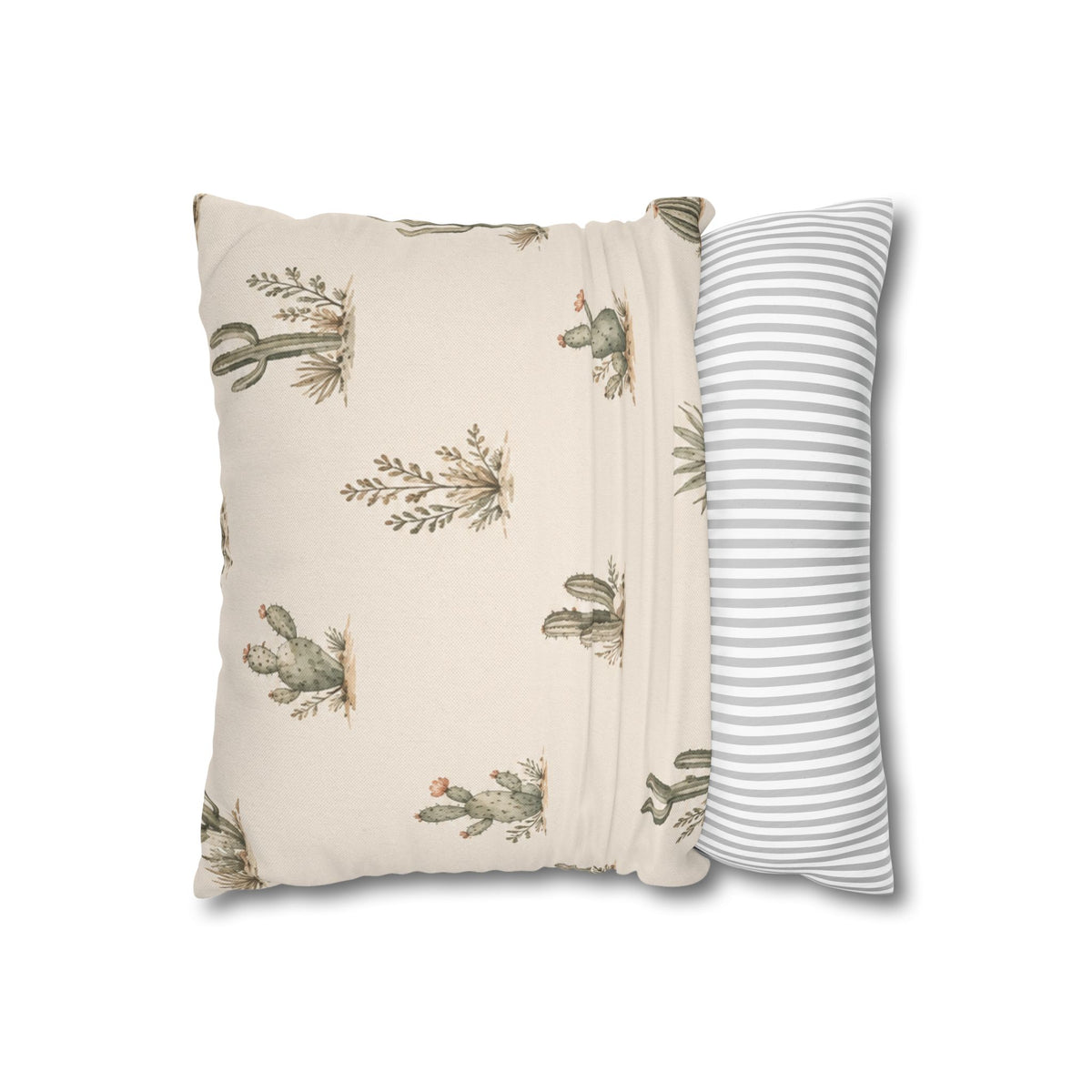 Housse de Coussin — Cactus Aquarelle
