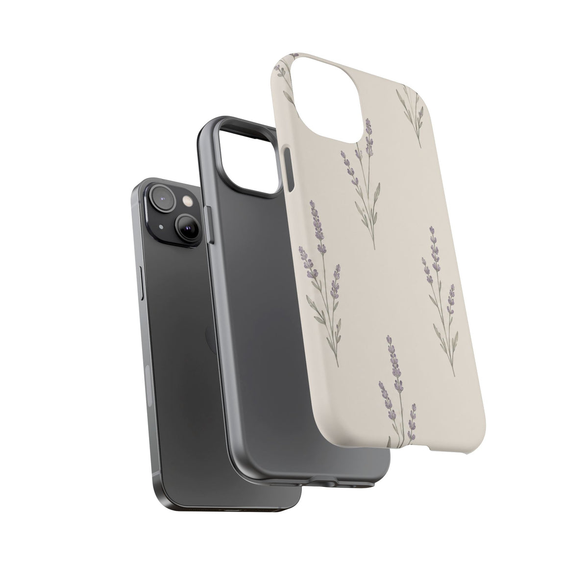 Floral Lavender Tough Phone Case