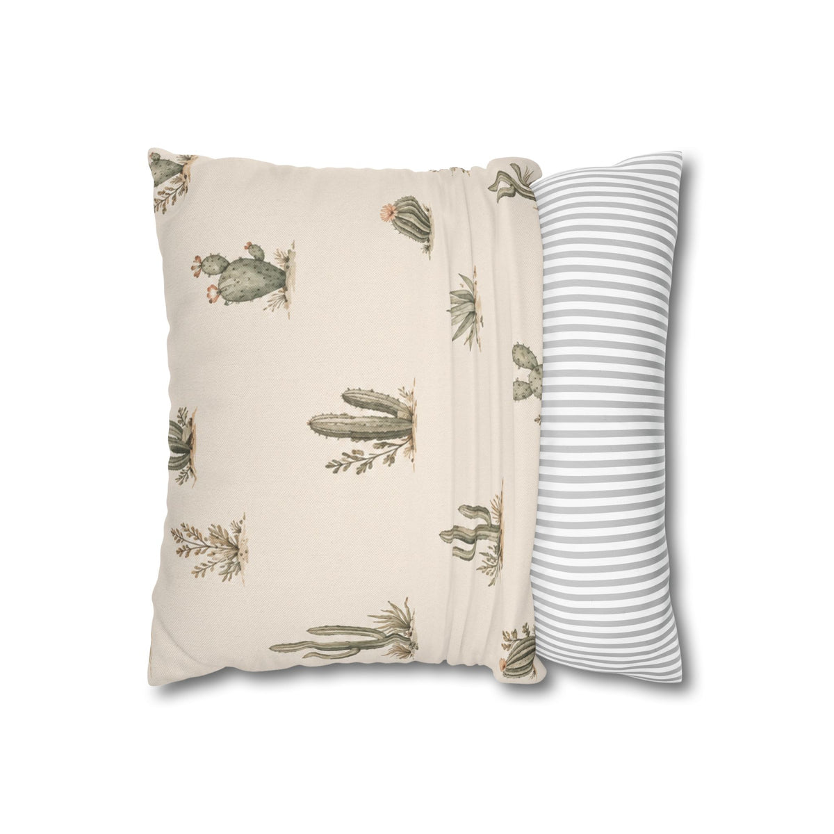 Housse de Coussin — Cactus Aquarelle