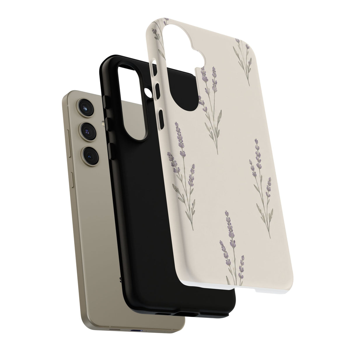 Floral Lavender Tough Phone Case