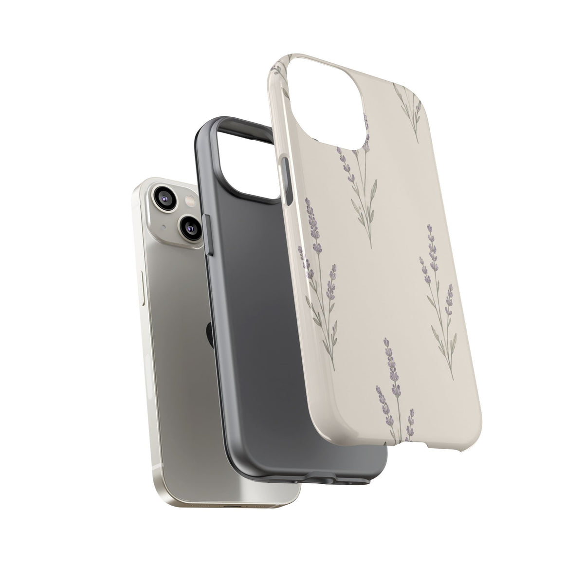 Floral Lavender Tough Phone Case