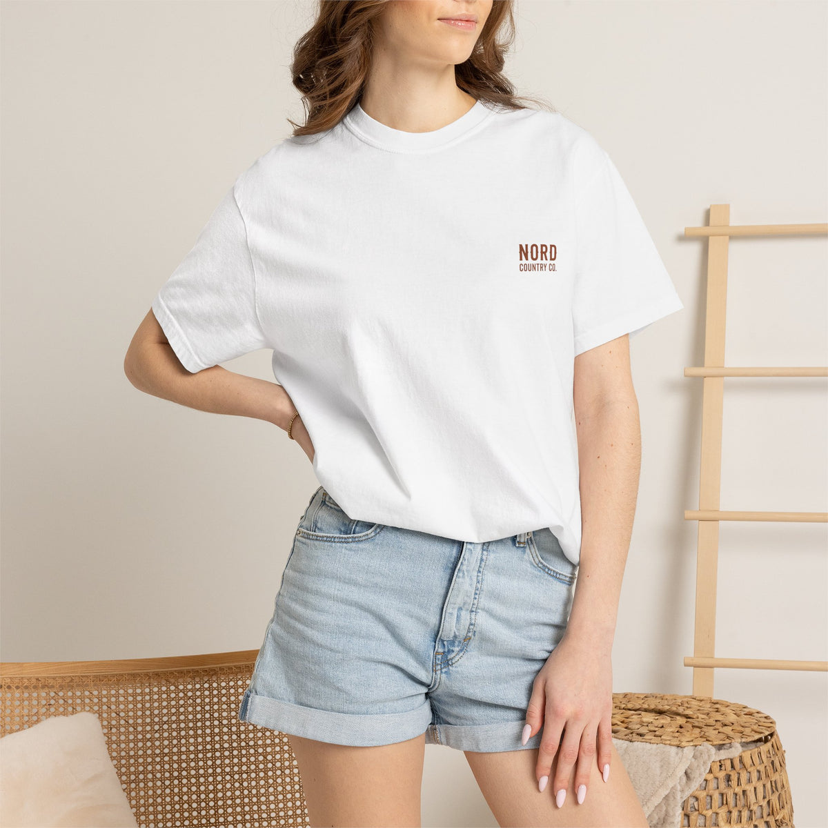 River Map Graphic T-Shirt — Nord Country Co. Topographic River Design