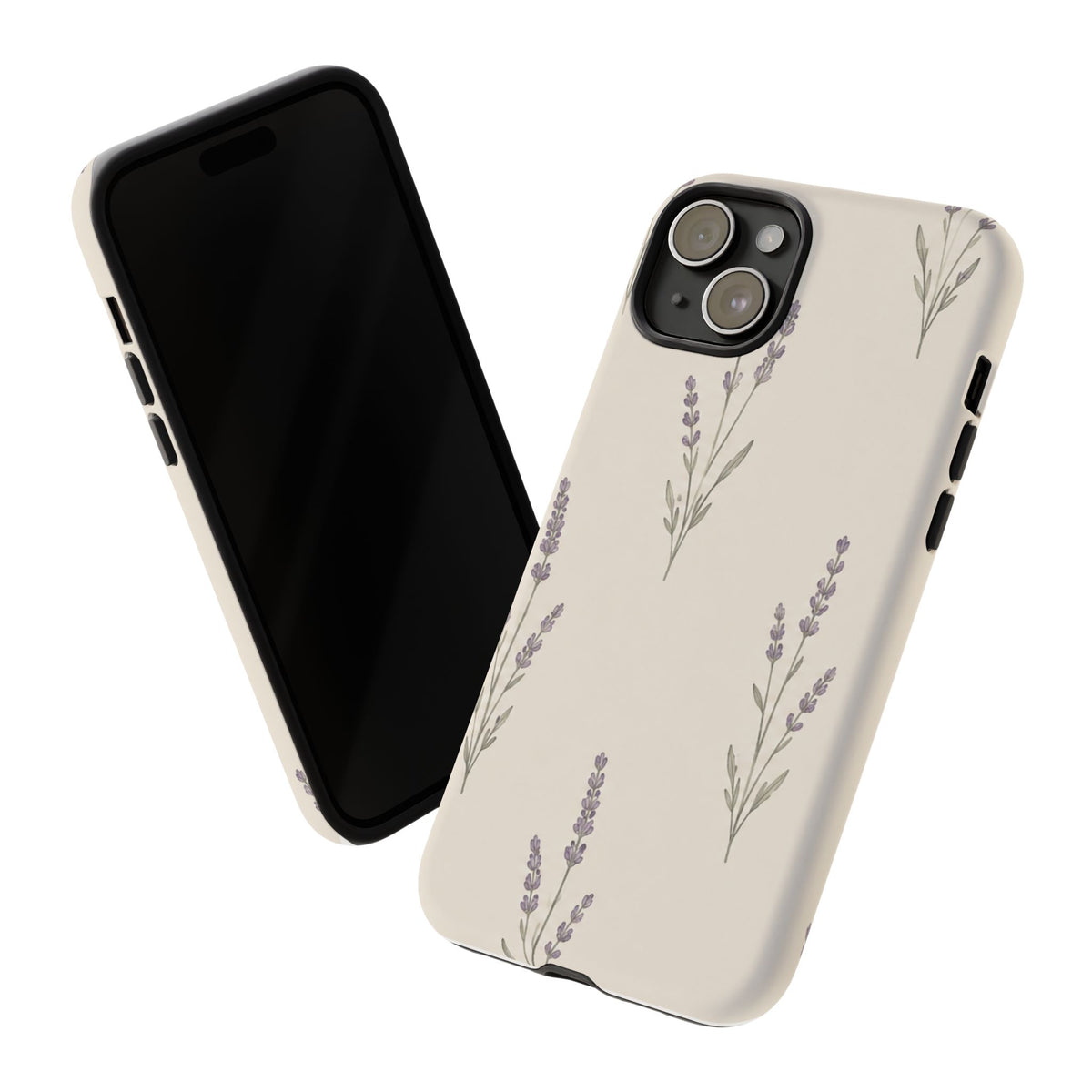 Floral Lavender Tough Phone Case