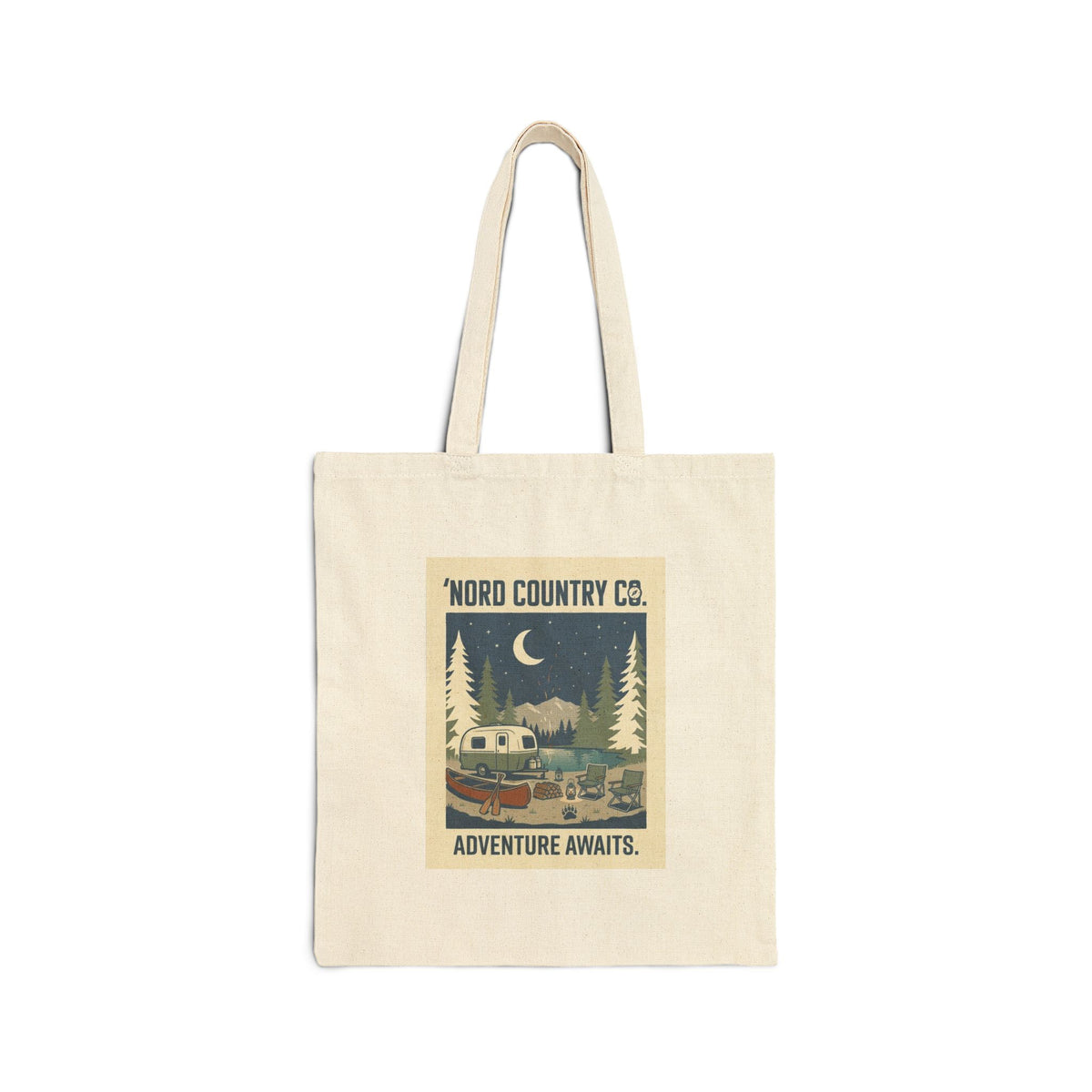 Tote Bag Toile — Camping-Car Vintage Adventure Awaits