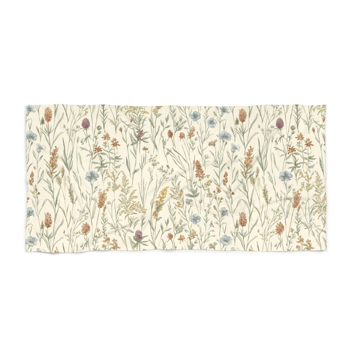 Serviette de Plage — Prairie Fleurie Vintage