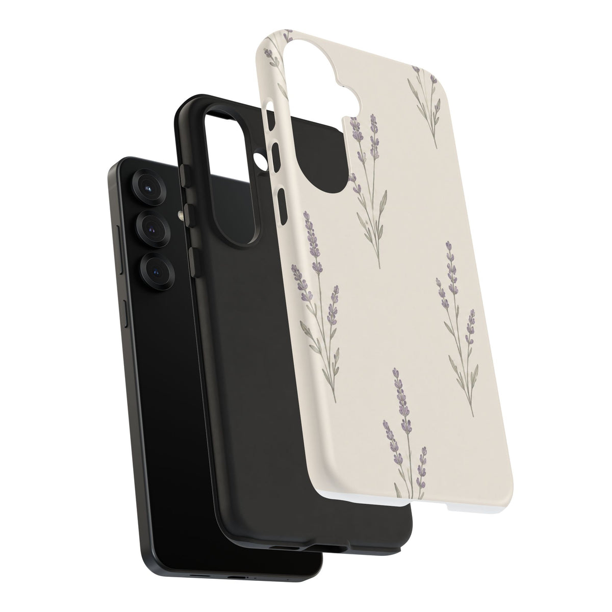 Floral Lavender Tough Phone Case