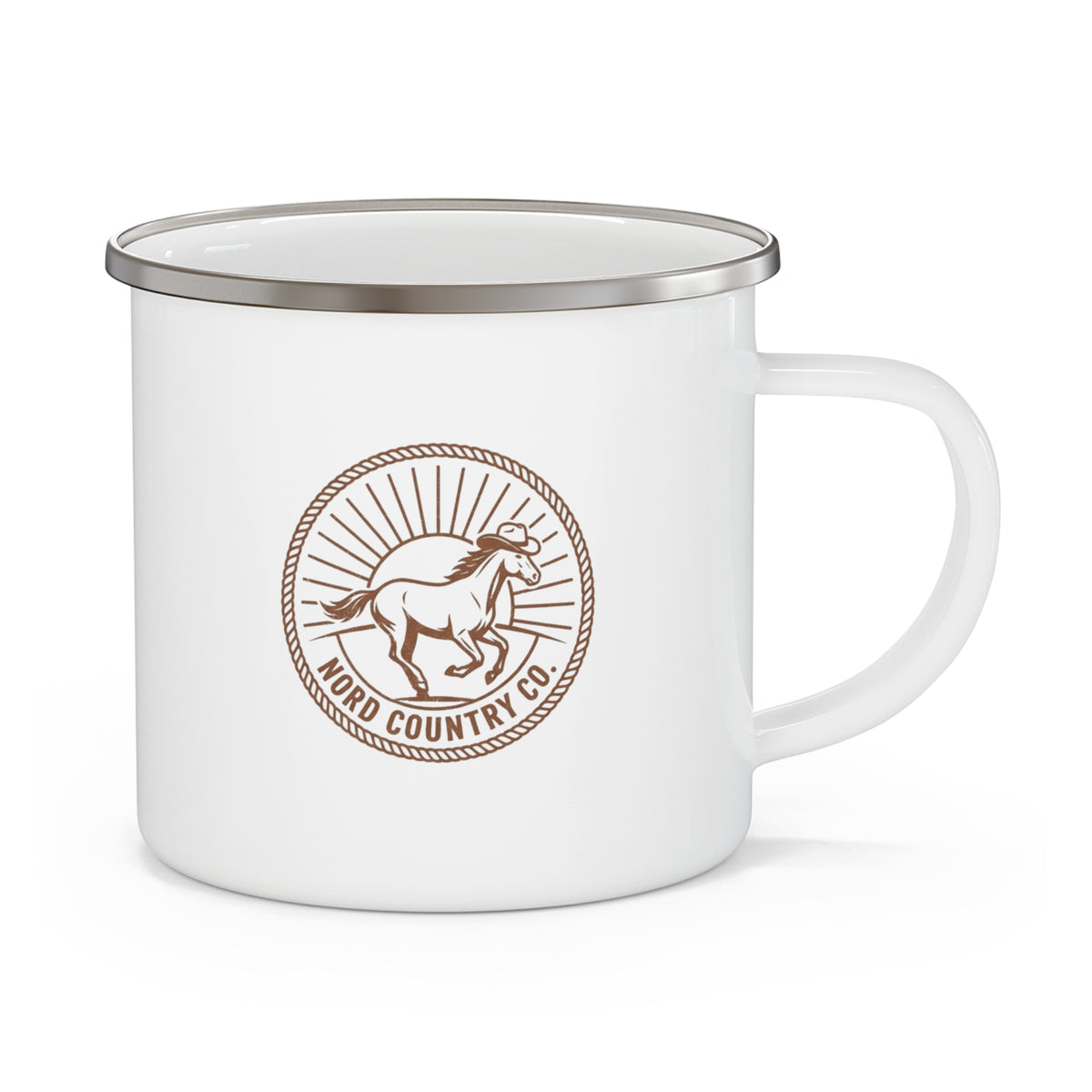 Tasse en Émail — Cheval Rustique Nord Country Co.