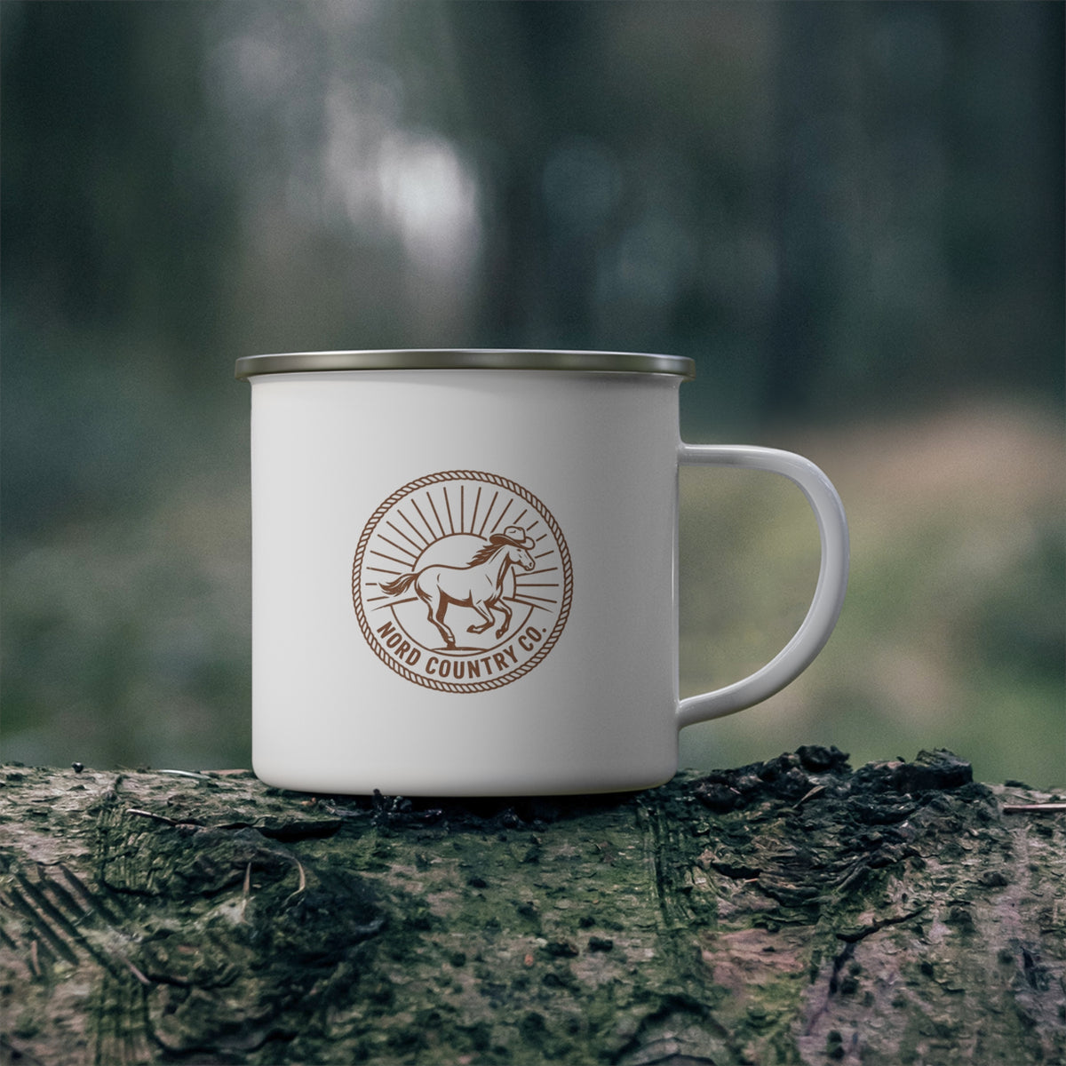 Tasse en Émail — Cheval Rustique Nord Country Co.