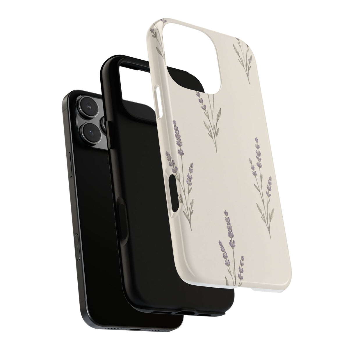 Floral Lavender Tough Phone Case