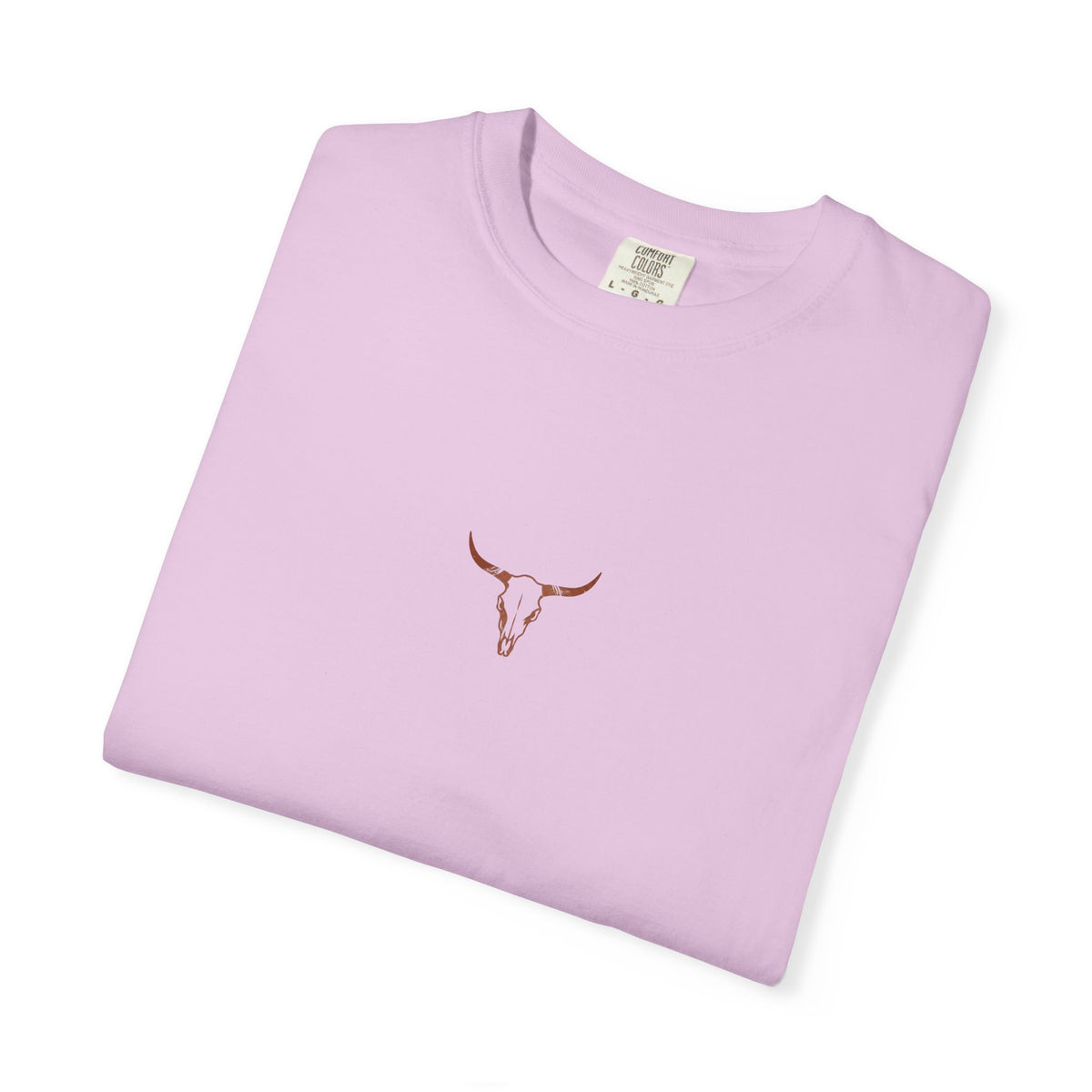 T-shirt Crâne de Longhorn — Design Minimaliste