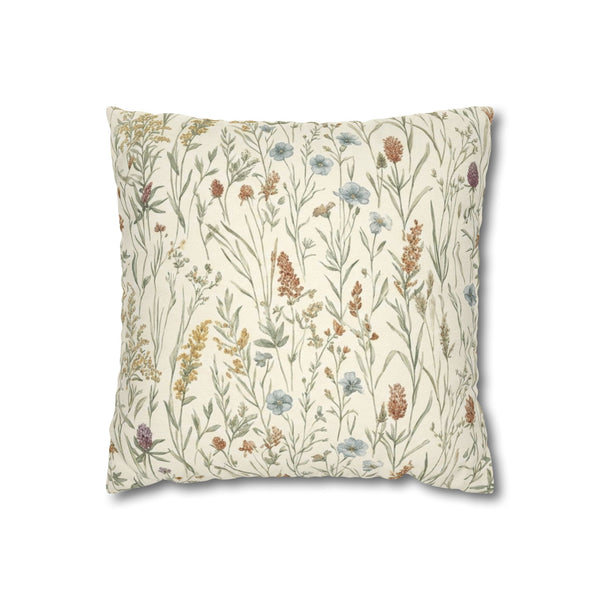 Housse de Coussin — Prairie Fleurie Botanique