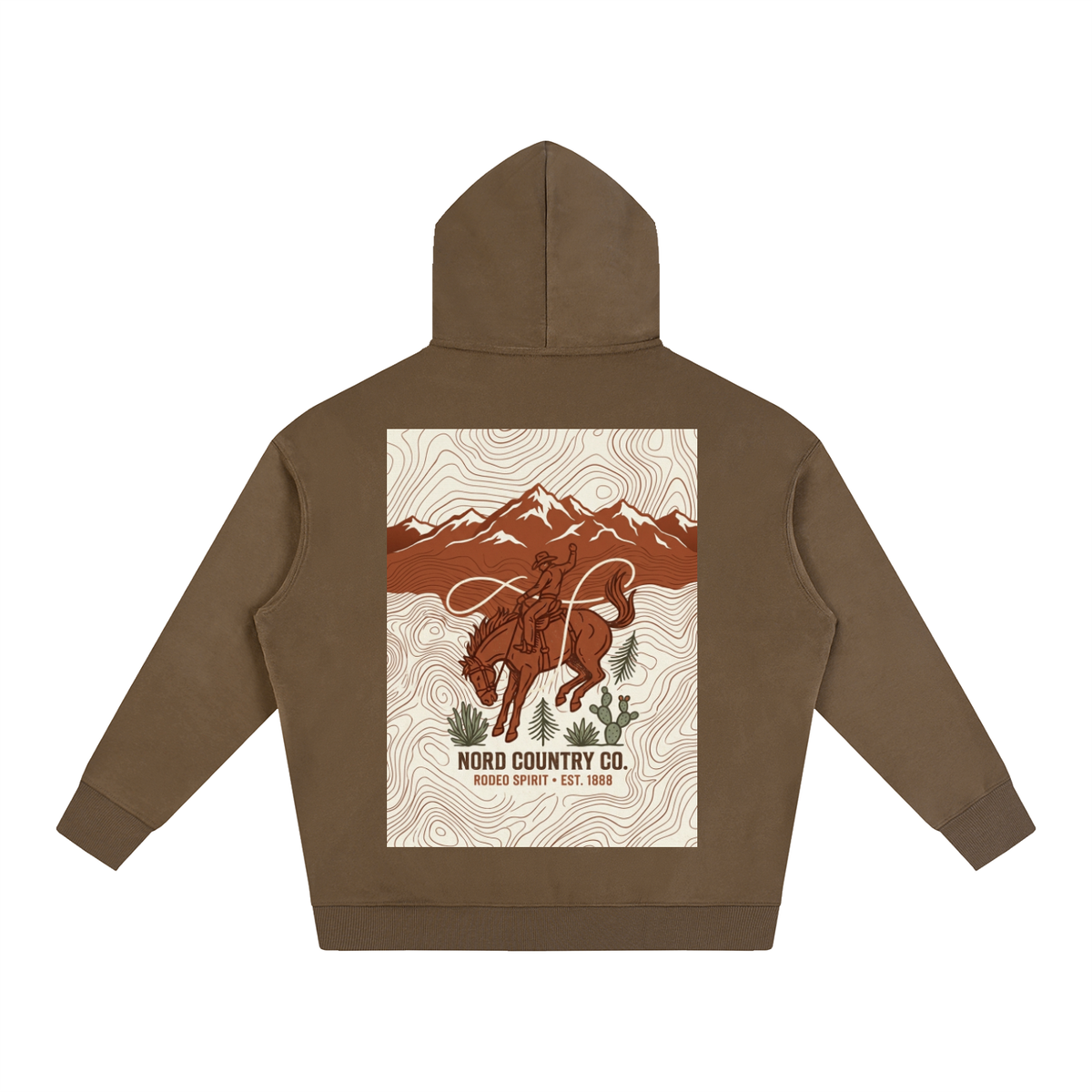 Coton Ouaté Oversize — Logo Nord Country Co.