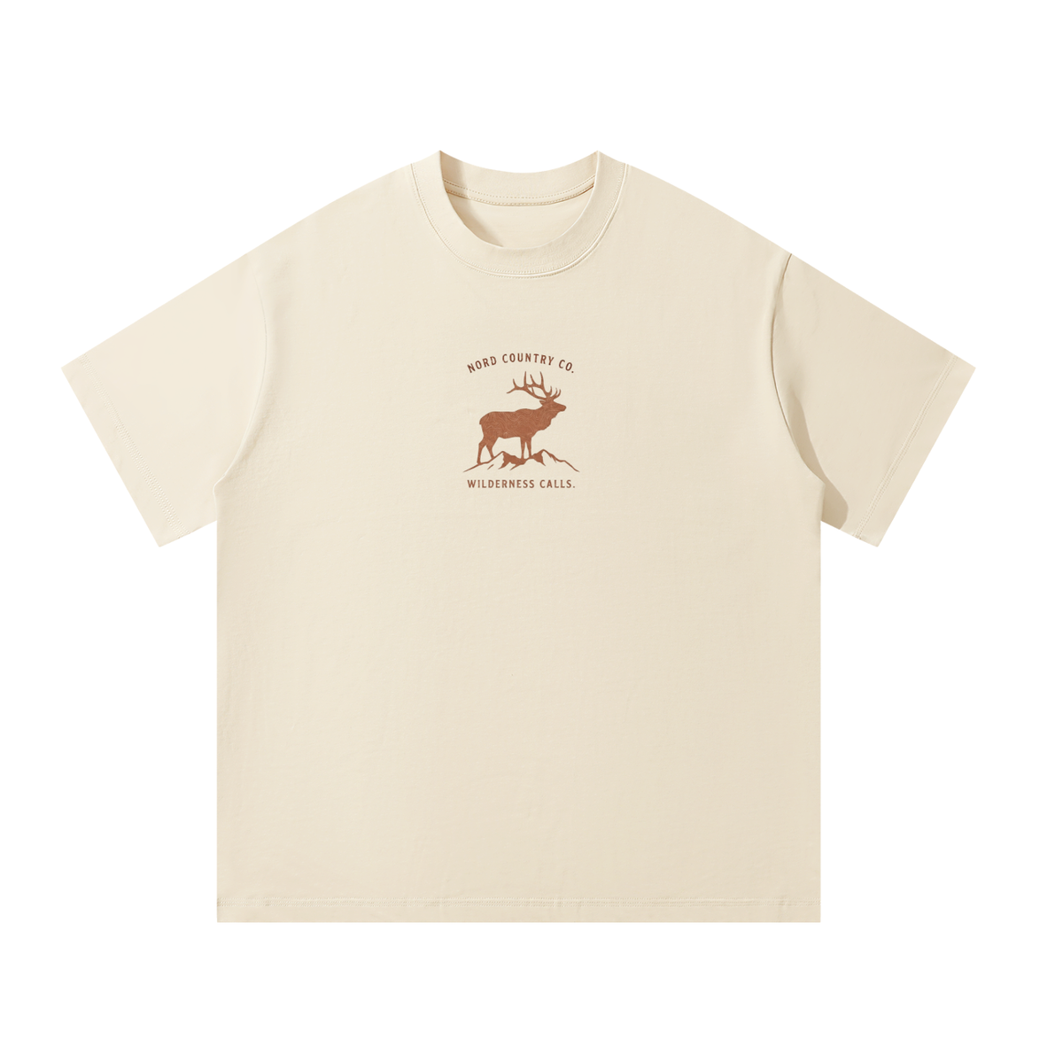 T-shirt Wapiti — Oversize Wilderness Calls