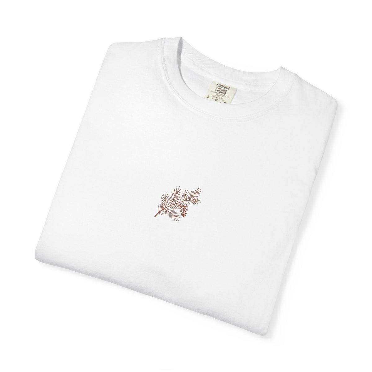 T-shirt Branche de Pin — Design Minimaliste