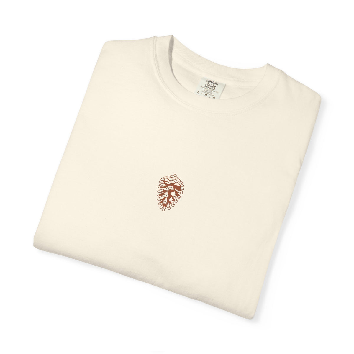 T-shirt Pomme de Pin — Design Minimaliste
