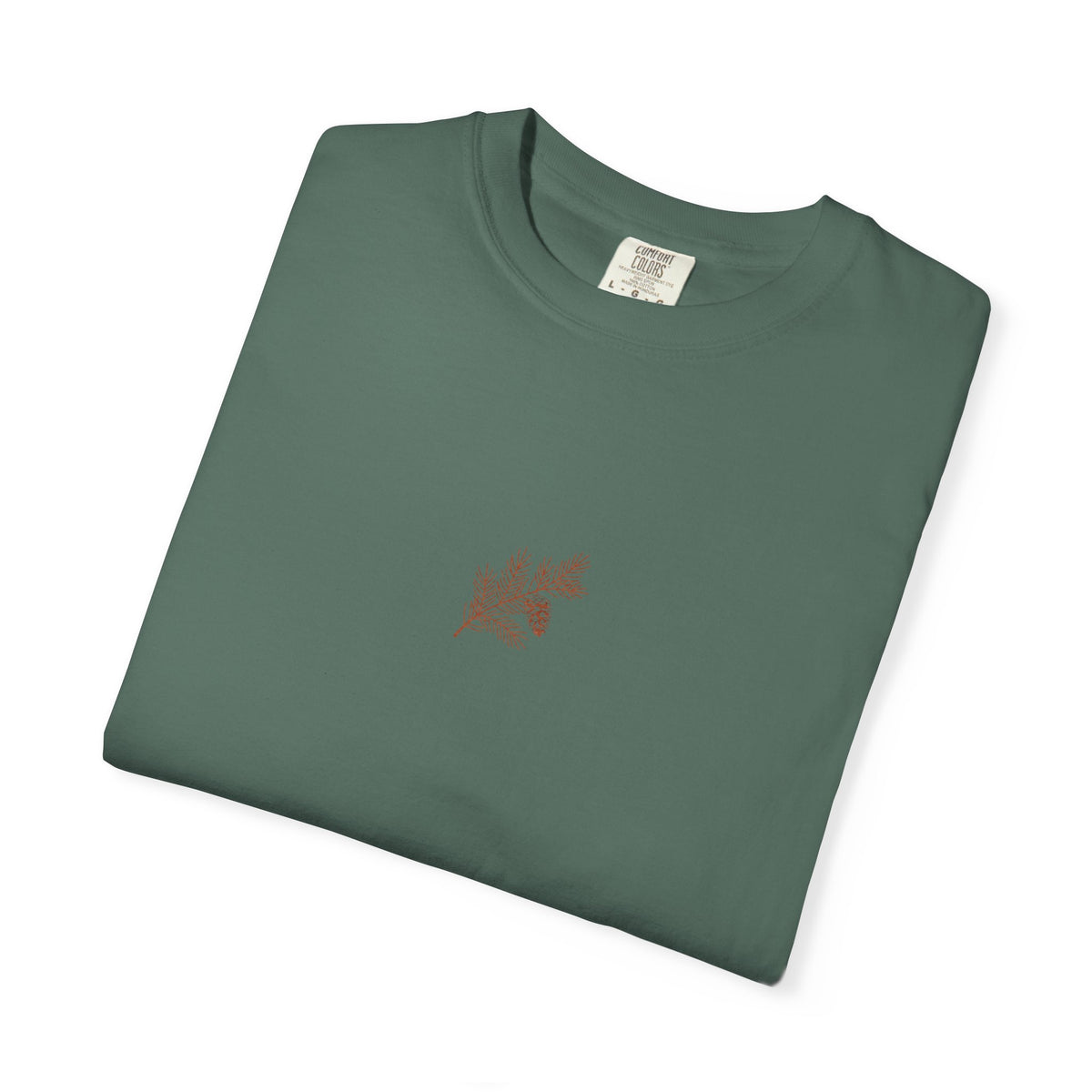T-shirt Branche de Pin — Design Minimaliste