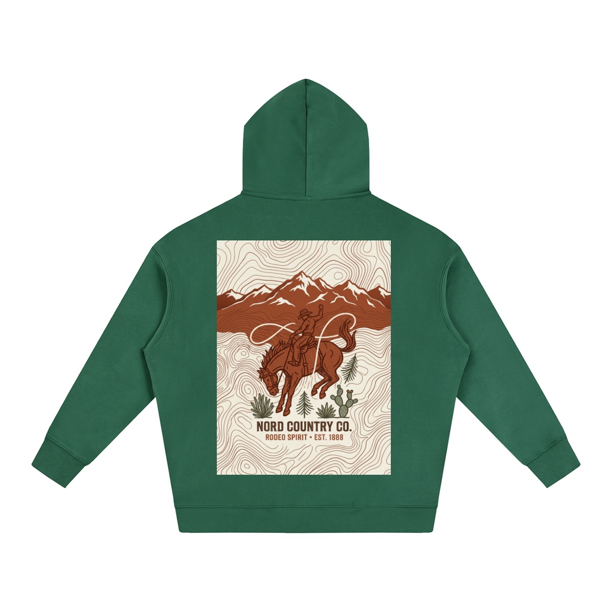 Coton Ouaté Oversize — Logo Nord Country Co.