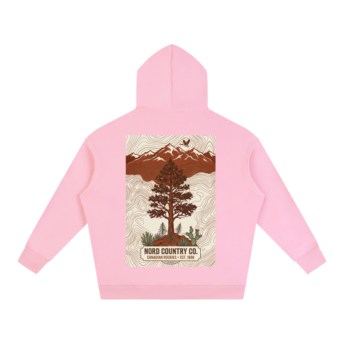 Coton Ouaté Oversize — Rocheuses Canadiennes