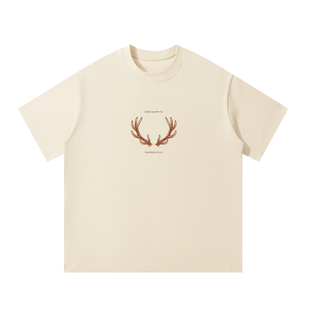 T-shirt Bois de Cerf — Oversize Wilderness Calls
