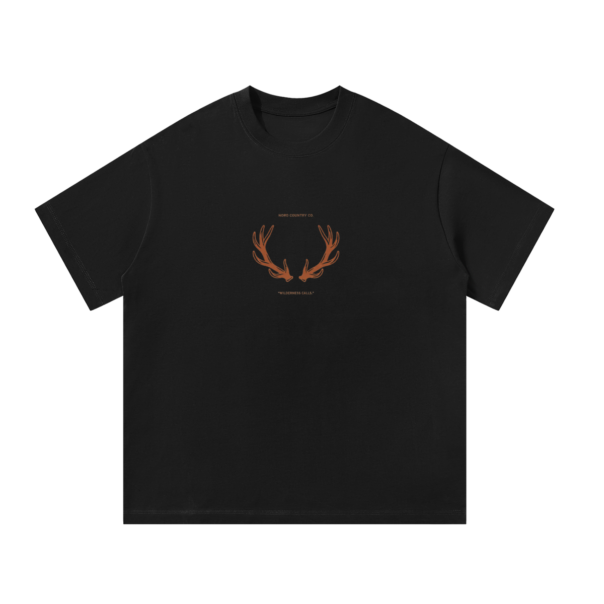 T-shirt Bois de Cerf — Oversize Wilderness Calls