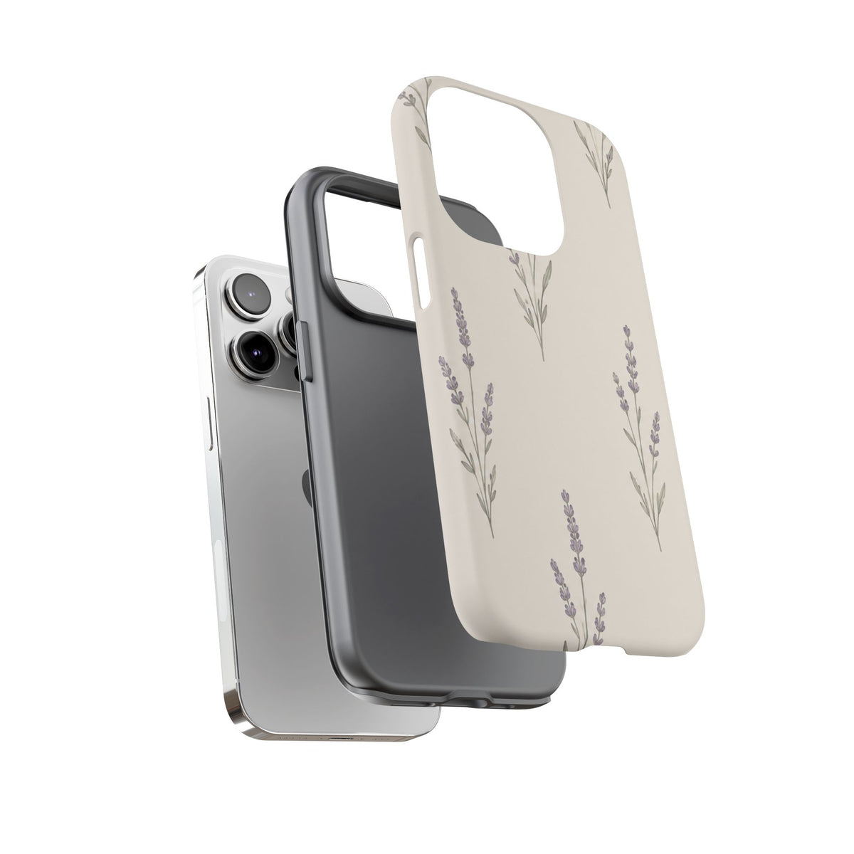 Floral Lavender Tough Phone Case