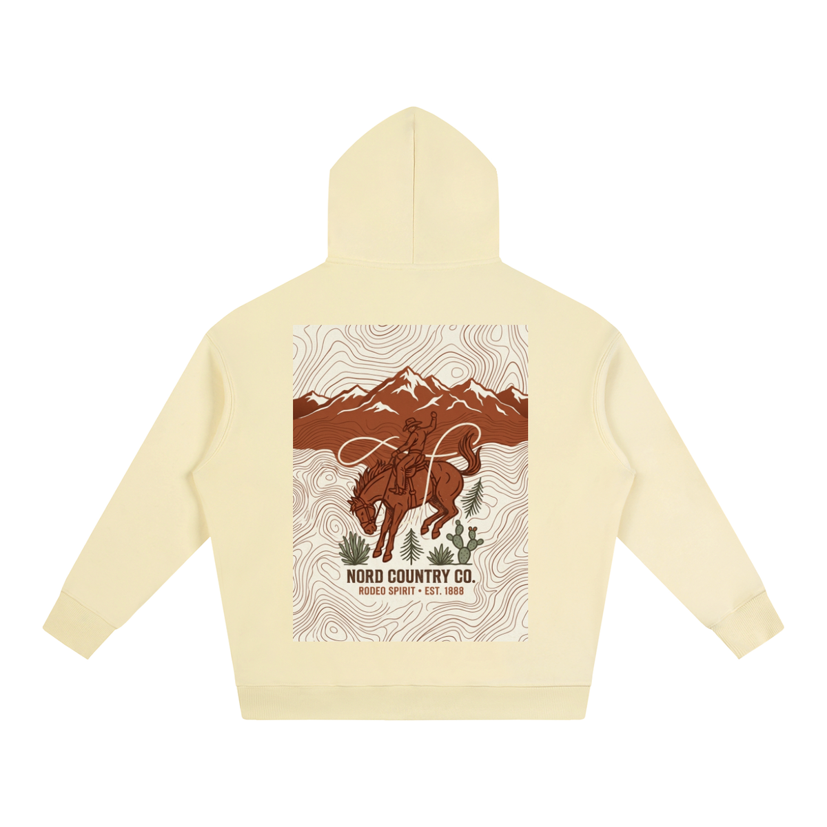 Coton Ouaté Oversize — Logo Nord Country Co.