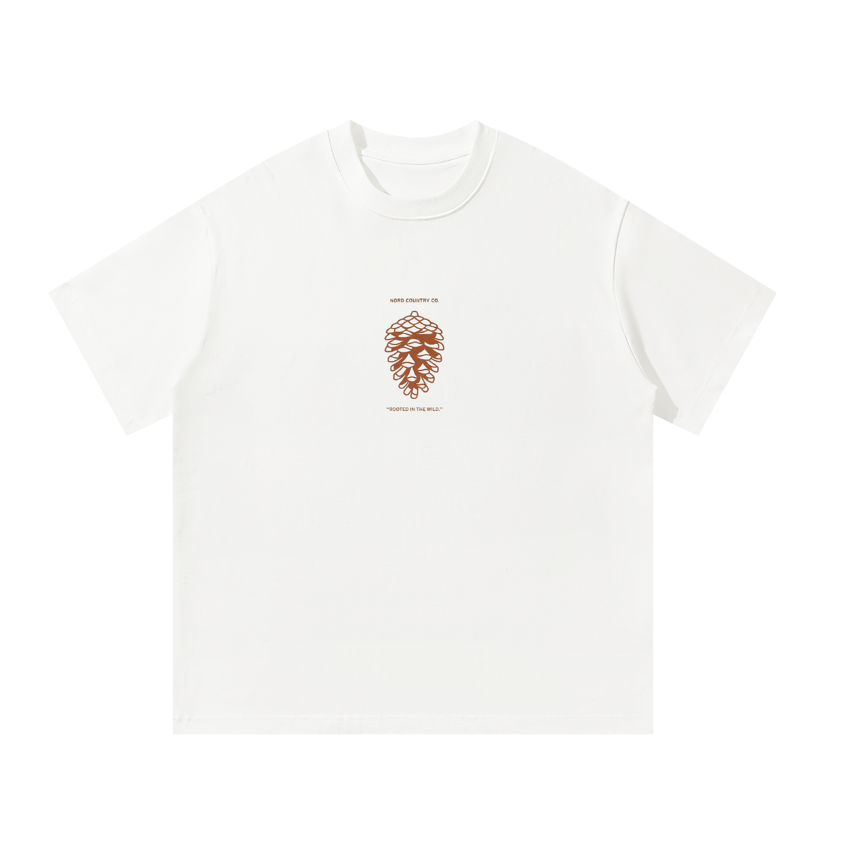 T-shirt Pomme de Pin — Oversize Rooted in the Wild