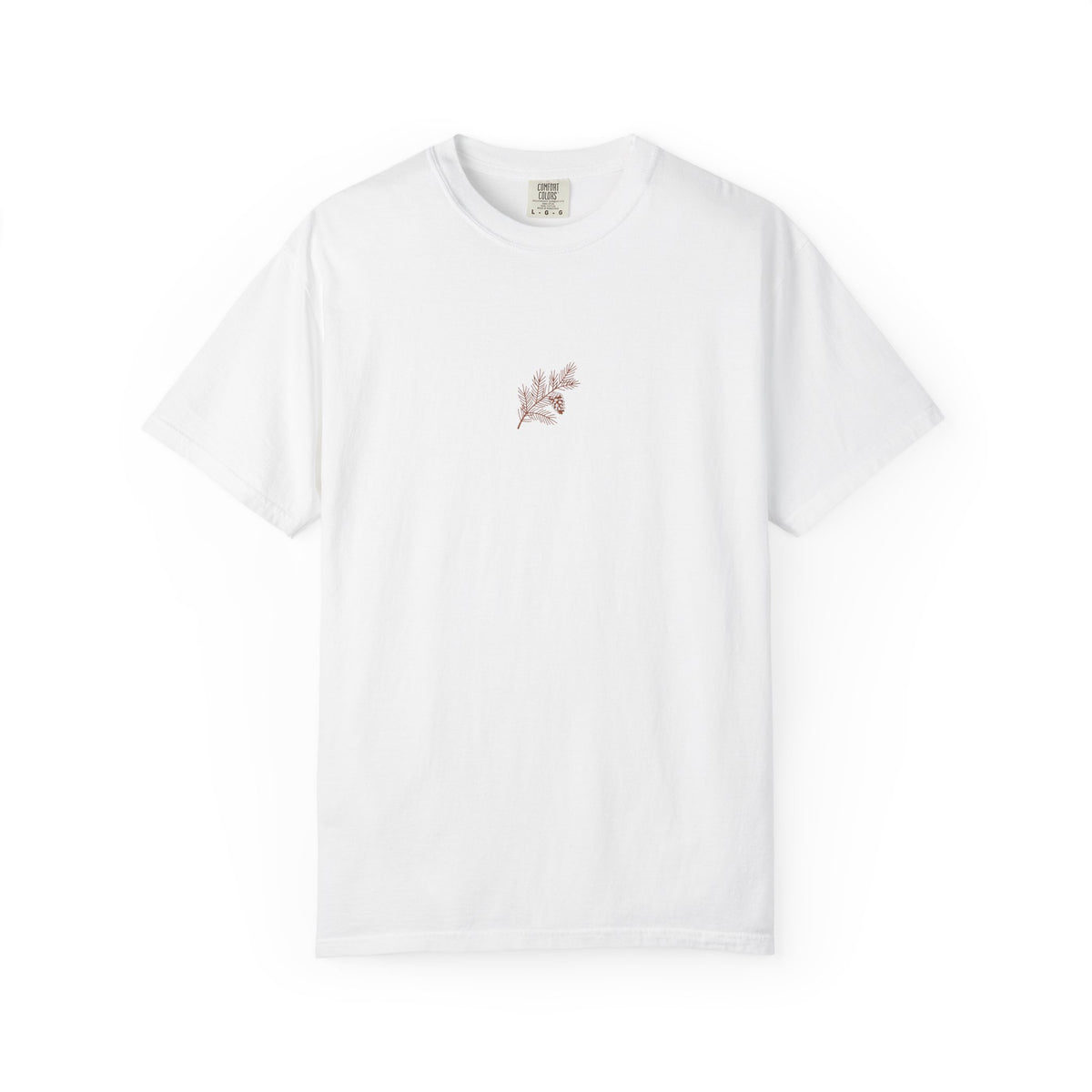 T-shirt Branche de Pin — Design Minimaliste