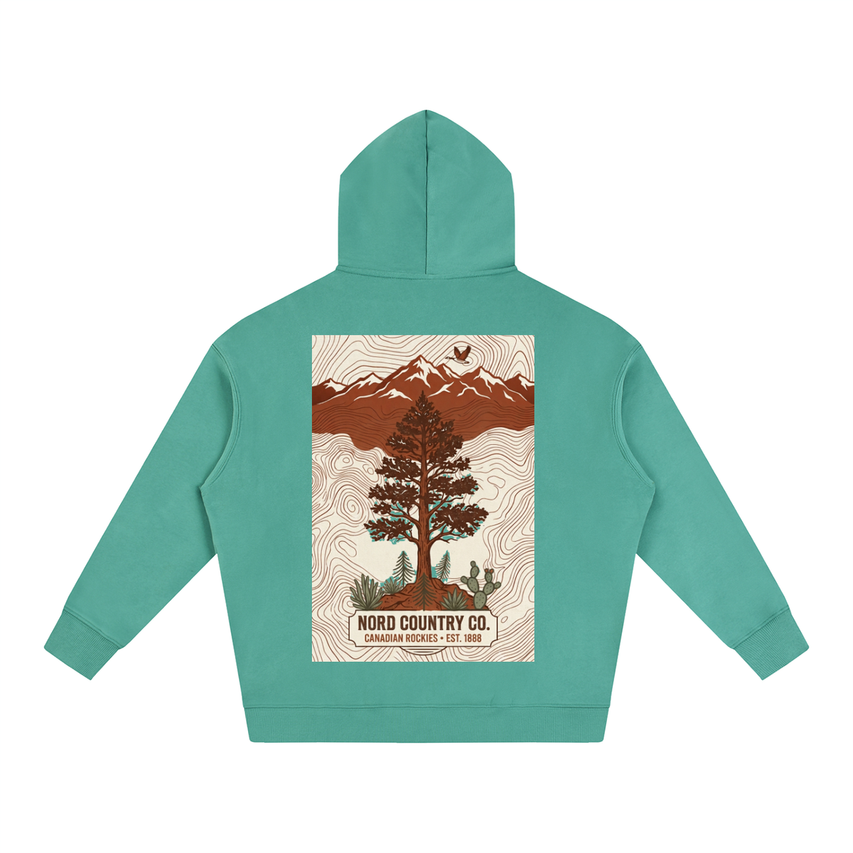 Coton Ouaté Oversize — Rocheuses Canadiennes