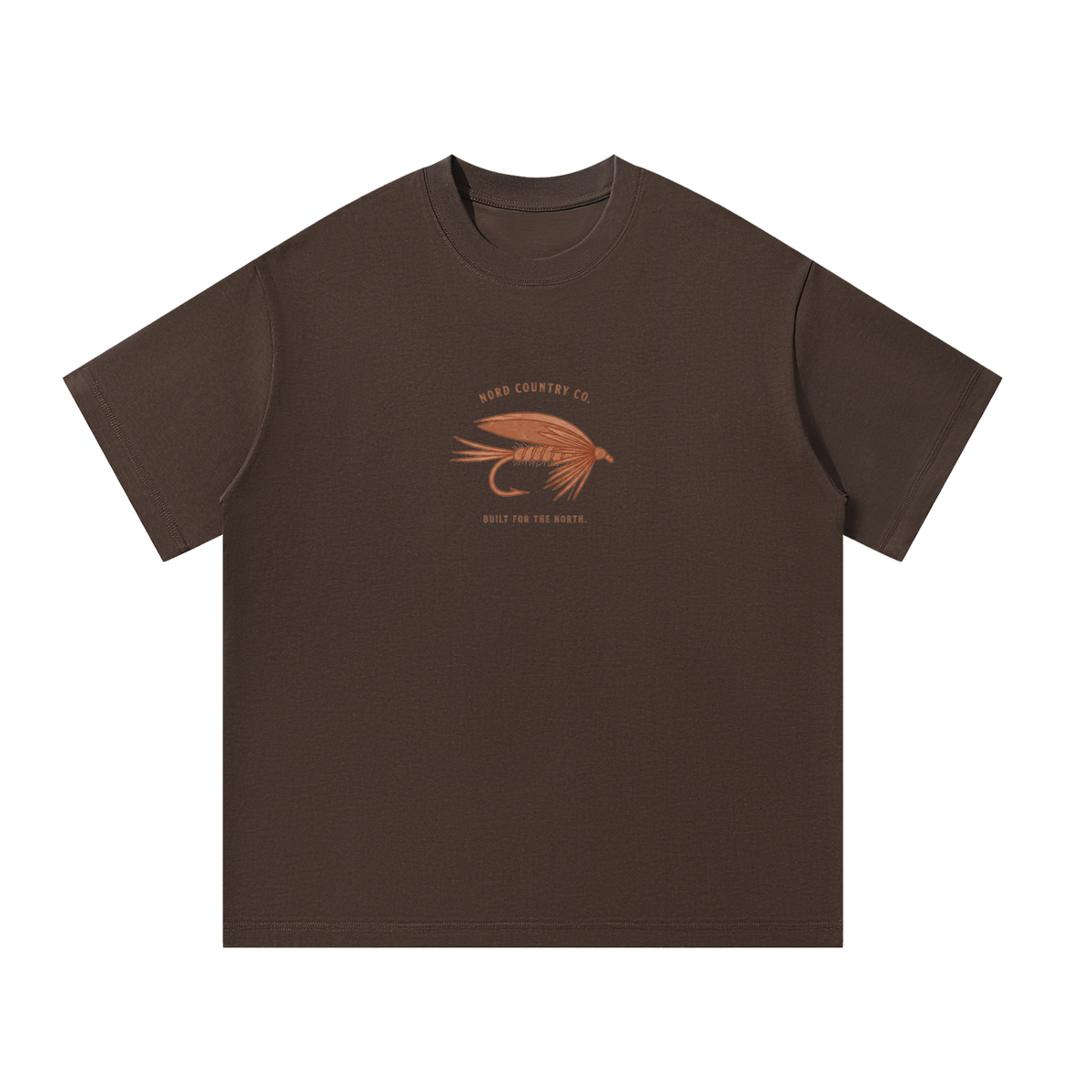 T-shirt Mouche à Pêche — Oversize Built for the North