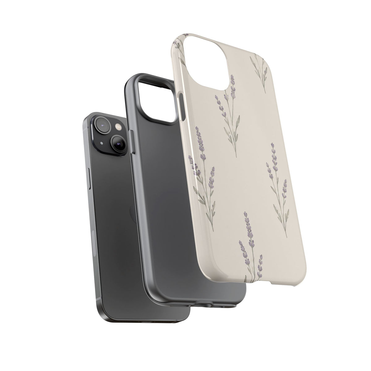 Floral Lavender Tough Phone Case