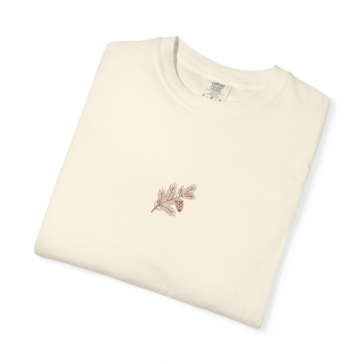 T-shirt Branche de Pin — Design Minimaliste