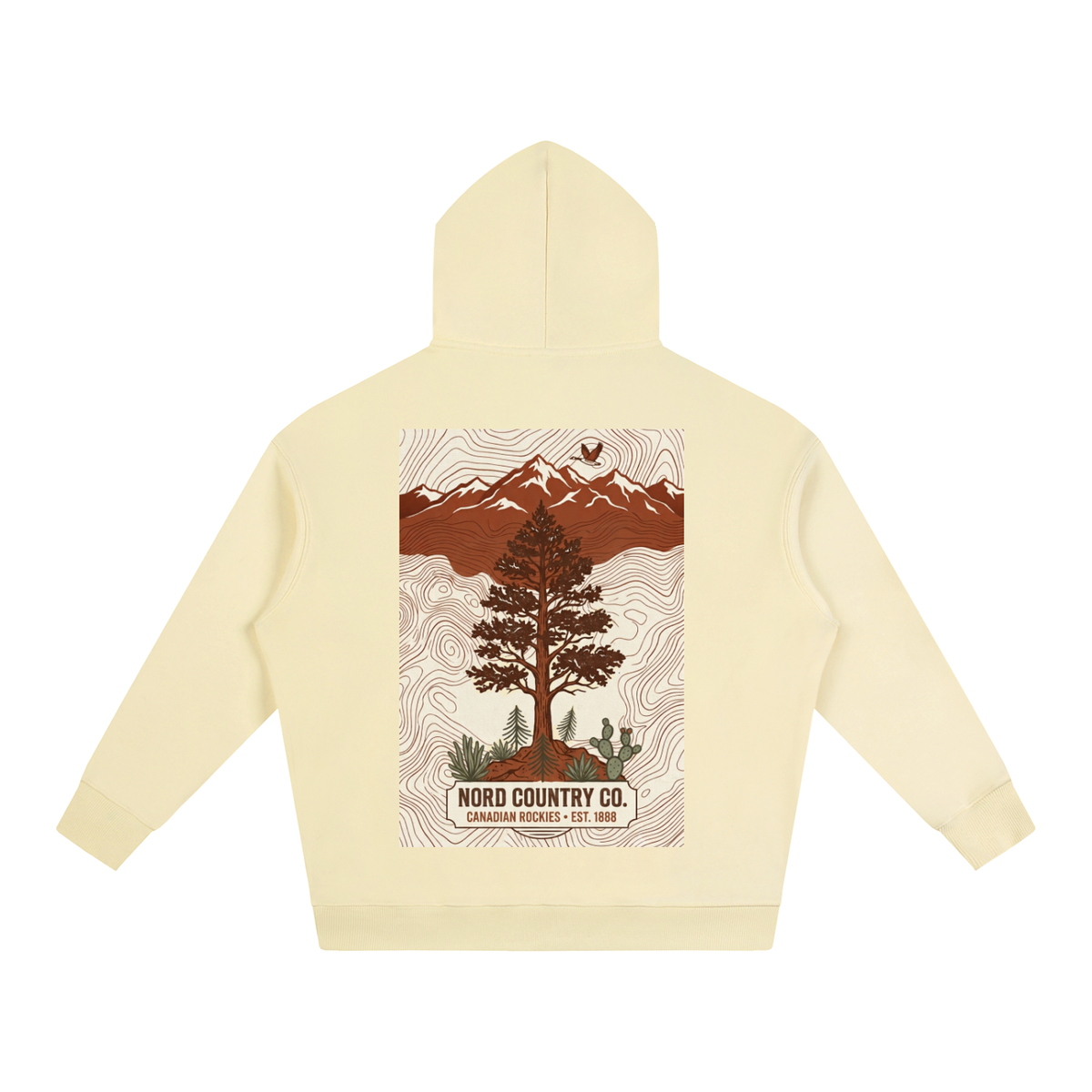 Coton Ouaté Oversize — Rocheuses Canadiennes