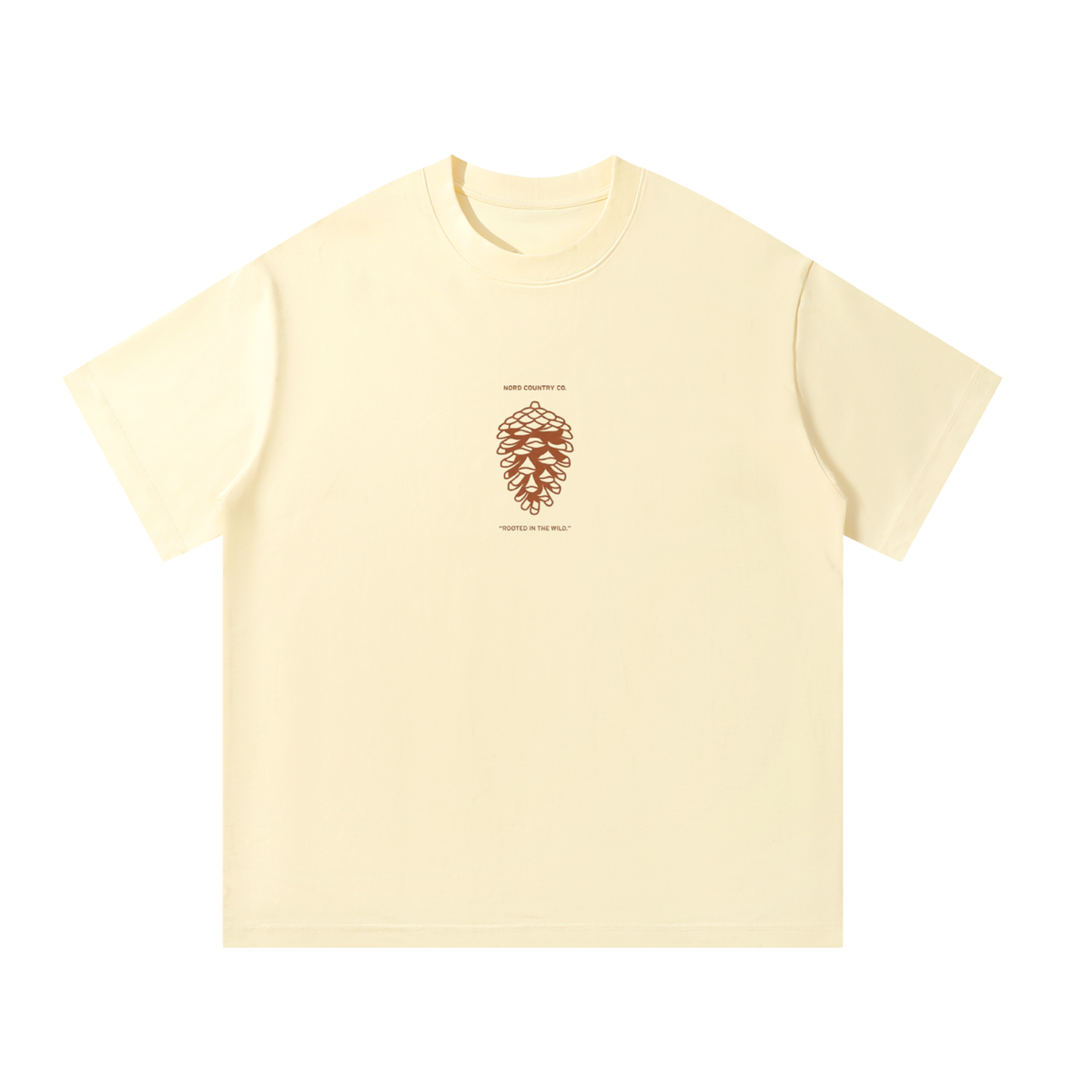 T-shirt Pomme de Pin — Oversize Rooted in the Wild