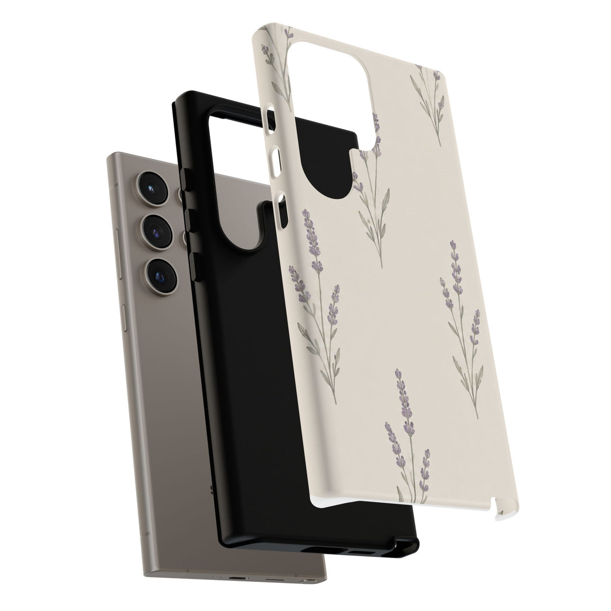 Floral Lavender Tough Phone Case