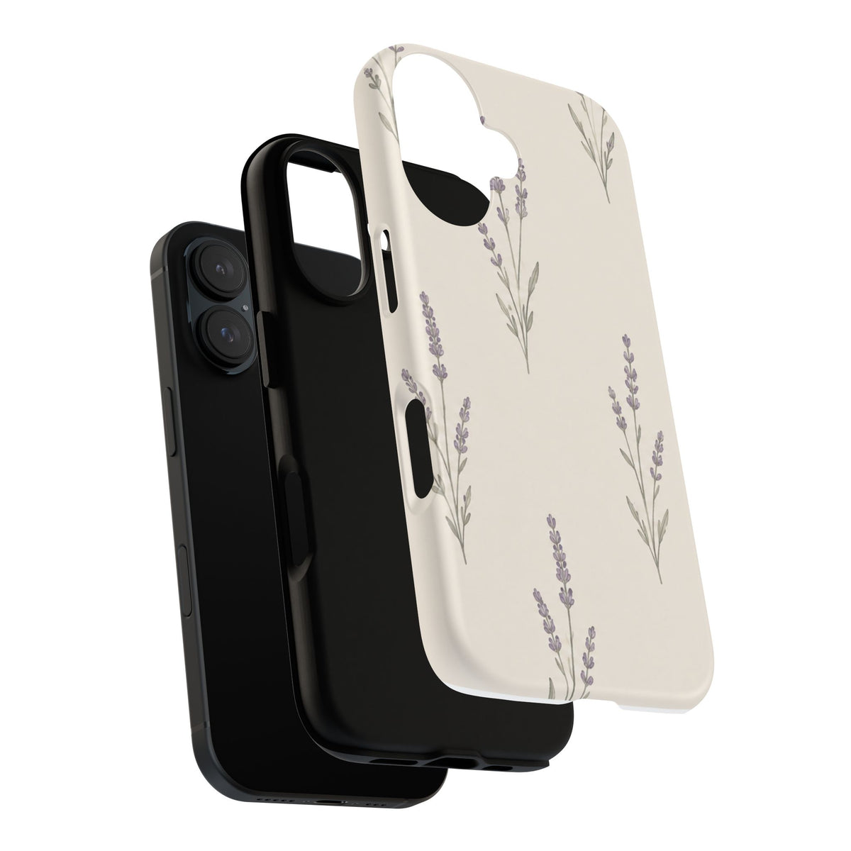 Floral Lavender Tough Phone Case