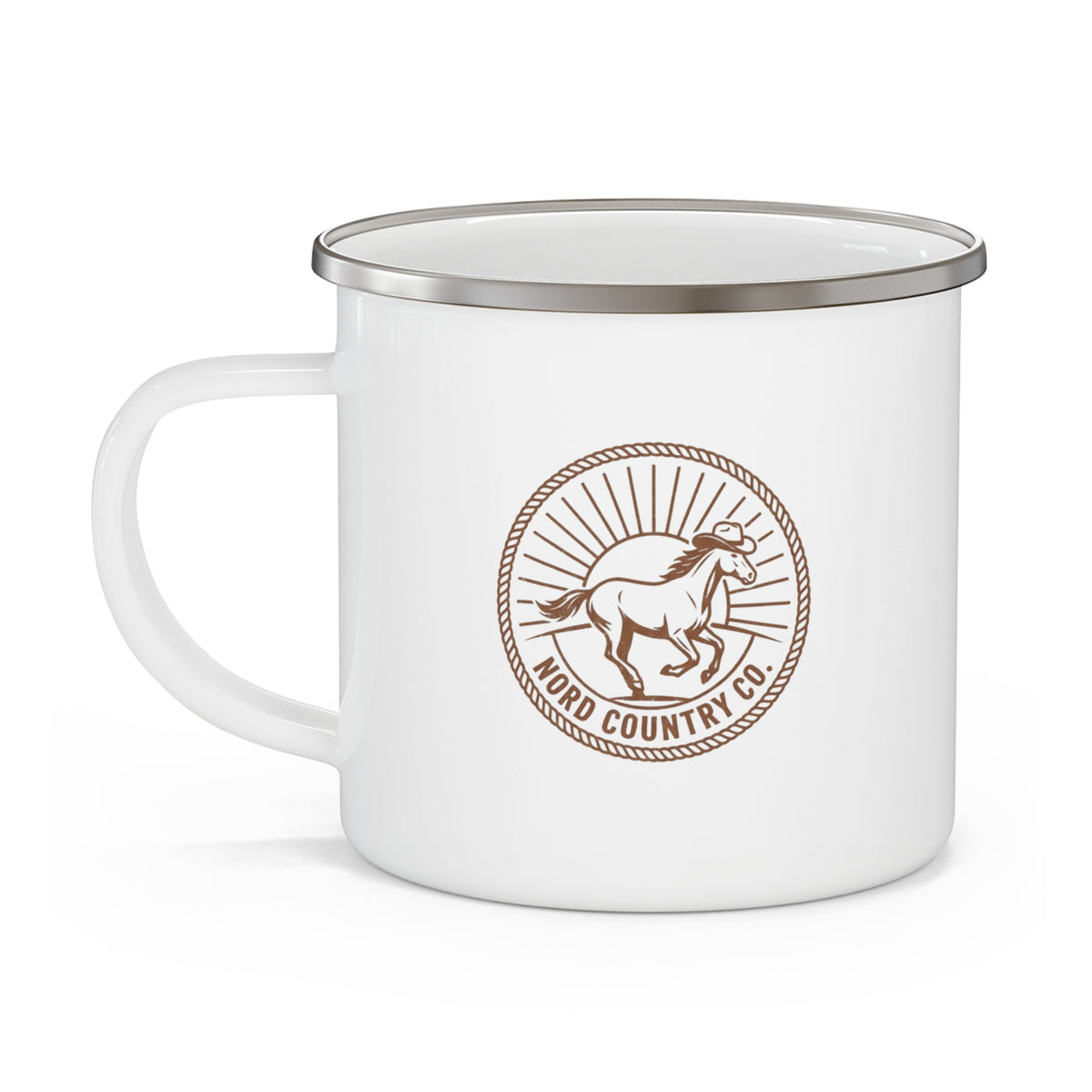 Tasse en Émail — Cheval Rustique Nord Country Co.
