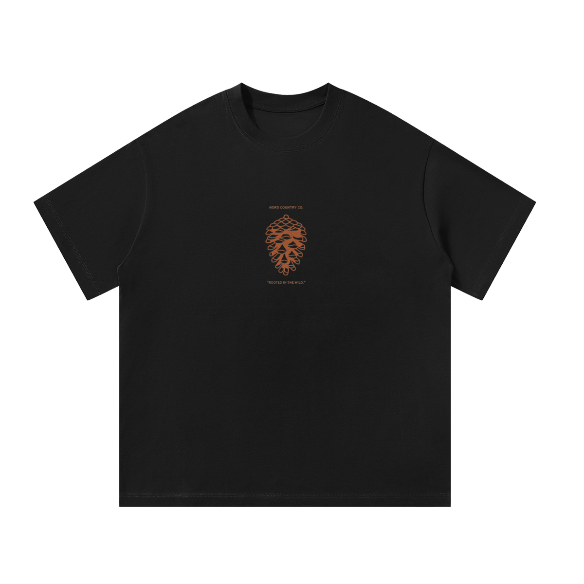 T-shirt Pomme de Pin — Oversize Rooted in the Wild
