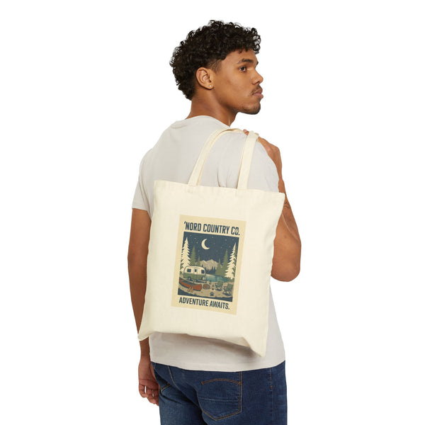 Tote Bag Toile — Camping-Car Vintage Adventure Awaits