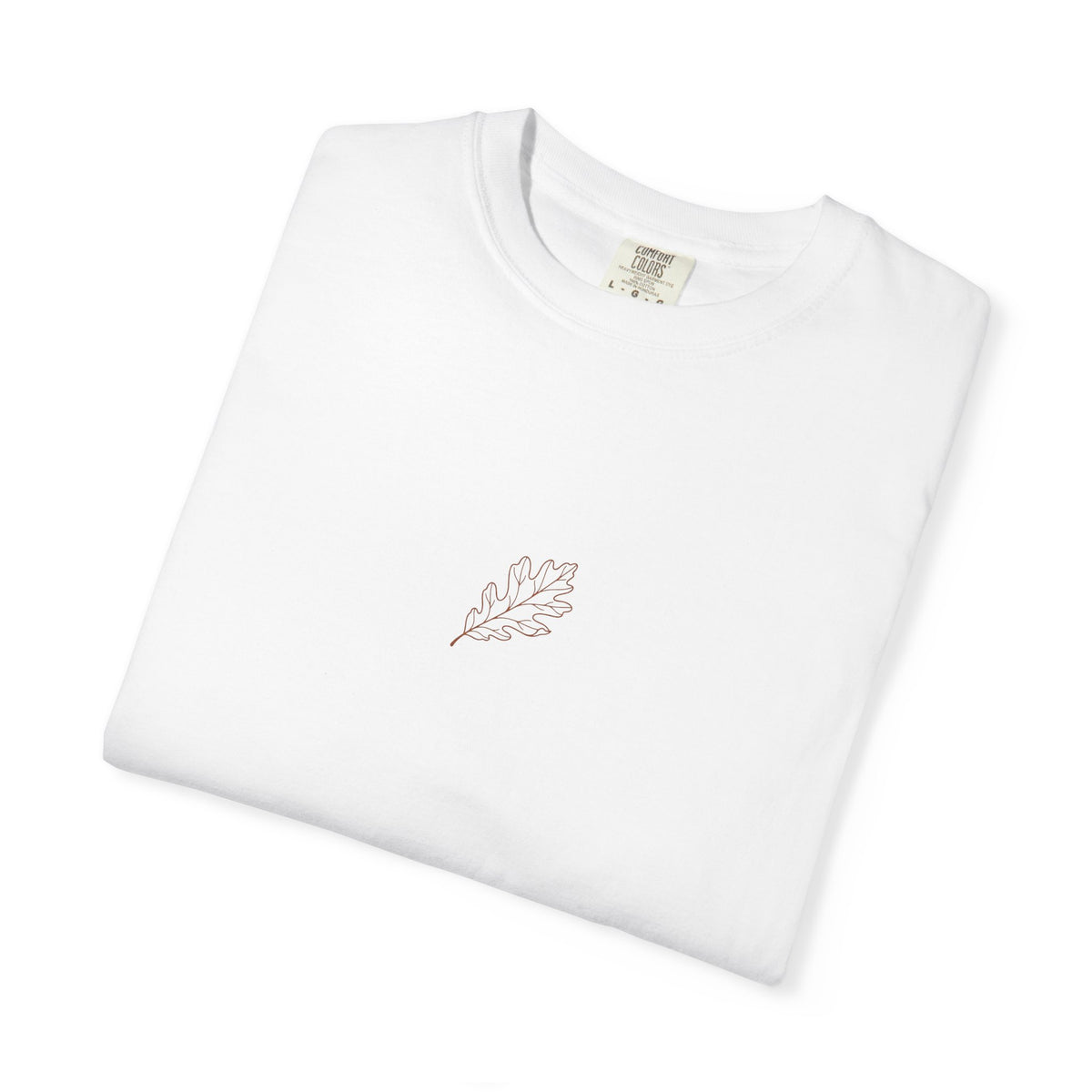 T-shirt Feuille — Design Minimaliste Dos NORD