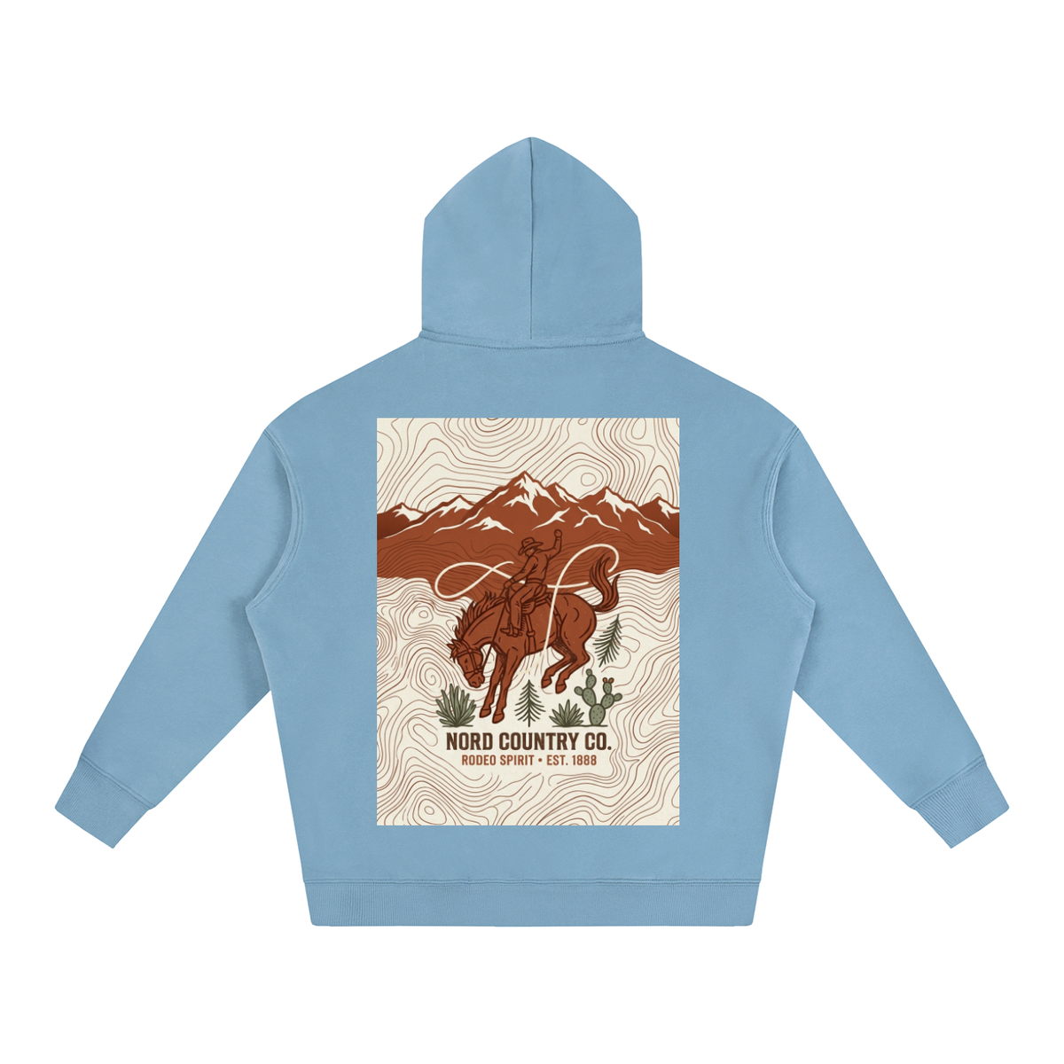 Coton Ouaté Oversize — Logo Nord Country Co.
