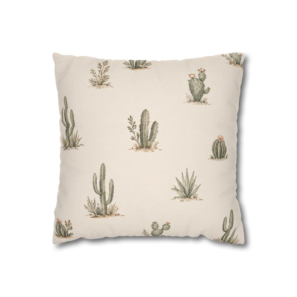 Housse de Coussin — Cactus Aquarelle