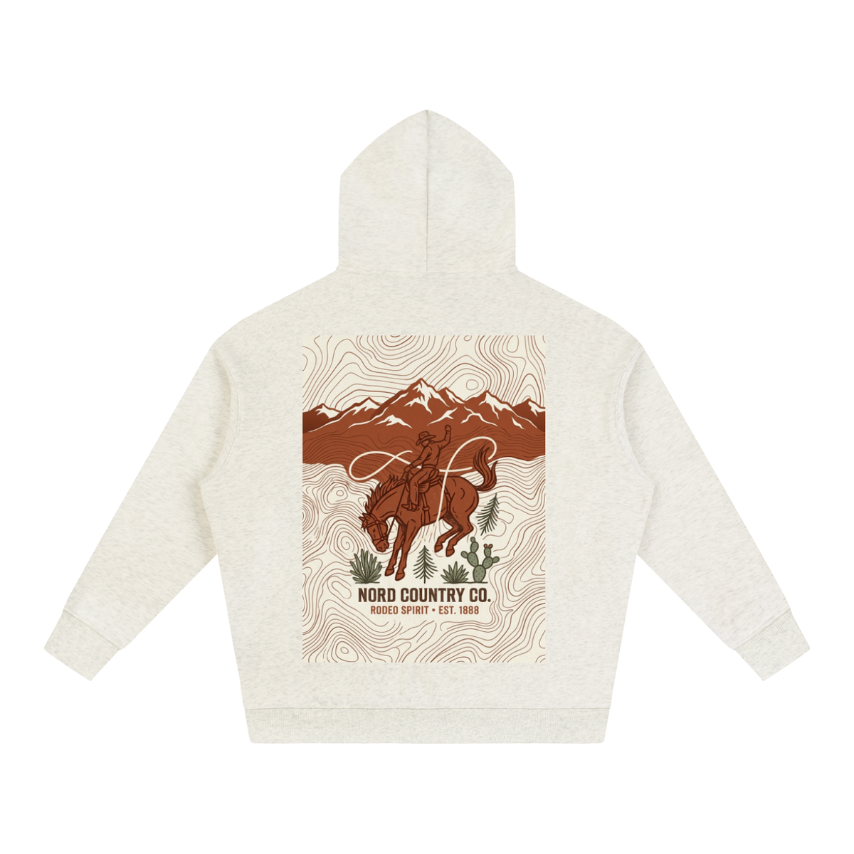 Coton Ouaté Oversize — Logo Nord Country Co.
